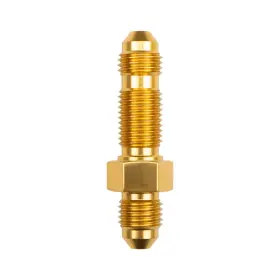 Cf-bhf-03-000-000-gd Colorfittings 3 An Fitting Bulkhead Straight - Gold