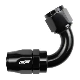 Colorfittings Cf-fhe-04-120-000-bl 4 An 120 Degree Female Aluminum Hose End Fitting - Black
