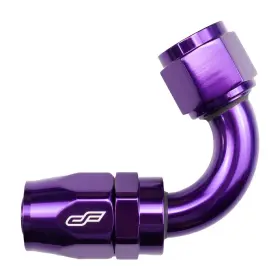 Colorfittings Cf-fhe-10-120-000-pu 10 An 120 Degree Female Aluminum Hose End Fitting - Purple