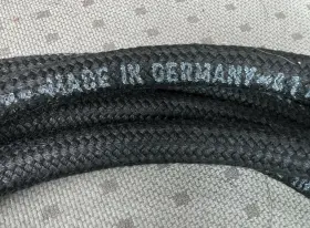 203571 Continental 6 Feet New German 7mm Braided Cloth Fuel Hose Vw Bug Bus Bmw R-90