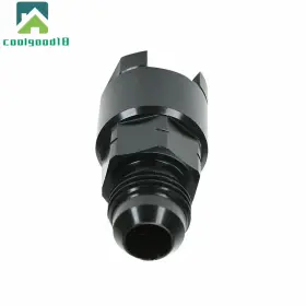 Cg451062ld Coolgood18 Fuel Adapter Fitting To 3/8 Gm Quick Connect 6an With Thread Efi Female Black Ls