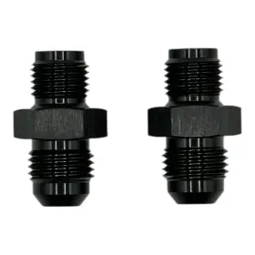 01873bk Dark Element Supply 6an To 1/2 Inch -20 Inverted Flare Fitting - Trans Fuel Pump And Radiator 2 Pcs