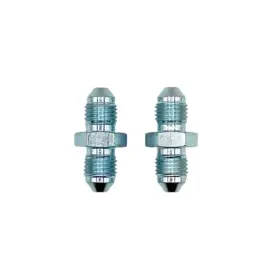 02183st Dark Element Supply 3an To Male Union - Steel 2 Pcs