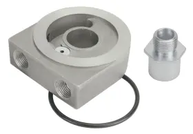 25772 Derale Low Profile Pressure Relief Sandwich Adapter With 3/8 Inch Npt Ports And 20x1.5mm 25772 Derale Low Profile Pressure Relief Sandwich Adapter With 3/8 Inch Npt Ports And 20x1.5mm