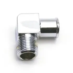 32-66380 Dewitts Chrome Heater Hose Fitting 90 Deg 5/8 Inch