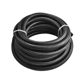 Fl61015-hq Di-autoparts 20 Feet Black -6an An6 Nylon And Stainless Steel Braided Fuel Oil Gas Line Hose