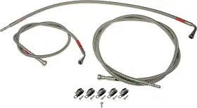 819-812 Dorman Front Flexible Stainless Steel Braided Fuel Line For Chevy / Gmc