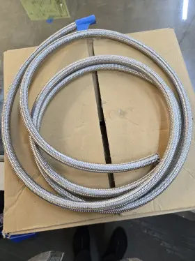 Ds096612 Drag Specialties 1/4 Inch Stainless Steel Fuel/oil Line 8 Foot Roll