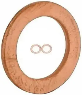 Dynapex Z16 10 15 10/pk 3/8 Inch Or Mm Id - Copper Crush Washers For M10 Metric Banjo Bolt Dynapex Z16 10 15 10/pk 3/8 Inch Or Mm Id - Copper Crush Washers For M10 Metric Banjo Bolt