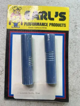 171203 Earls Performance Products 6503 Silicone Spark Plug Boots Blue Set Of 2