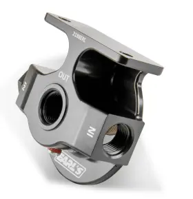 2188erl Earls Billet Remote Oil Filter Mount 2188erl Earls Billet Remote Oil Filter Mount