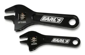 230351erl Earls 2-piece Aluminum Adjustable An Wrench Set