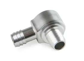 252008erl Earls Brake Booster Check Valve - Billet Aluminum 90 Degree