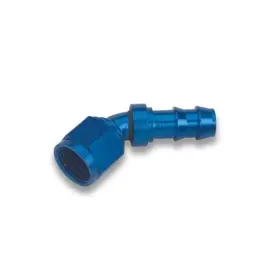 704611erl Earls 45 Degree -10 An Female To 5/8 Inch Barb Adapter