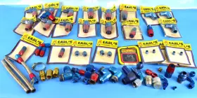 829010 Earls Performance Parts Aluminum Fuel Fittings Bulk Lot 30-new And 30-used