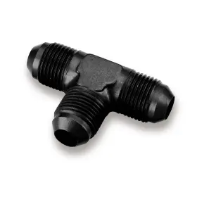 At982406erl Earls Adapter Fitting An Tee 6an Male Aluminum Black Anodized