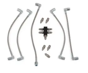 Ls0016 Earls Race Ls Steam Tube Kit With Speed Flex Front And Rear Hose -3 An Hos