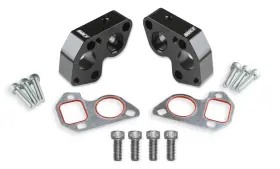 Ls0025erl Earls Electric Water Pump Block Adapters - Pair Fits Gm Ls Engines
