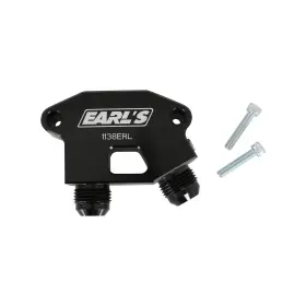1138erl Earls Performance 7.3l Godzilla Oil Cooler Adapter - Dual -12 An Male
