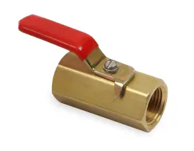 230509erl Earls Performance Brass Shut-off Valve