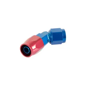 804506erlp Earls Performance 45 Degree Swivel-seal Hose End -6 An - Red/blue Clamshell