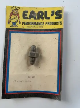 961503 Earls Performance Products -3 Steel Union Fitting Part Nos