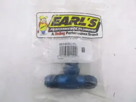 983408erl Earls Performance Bulkhead Tee Adapter Fitting