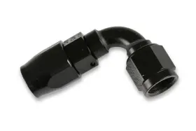 At809106erlp Earls Performance 90 Degree Swivel-seal Hose End -6 An - Black Clamshell Package