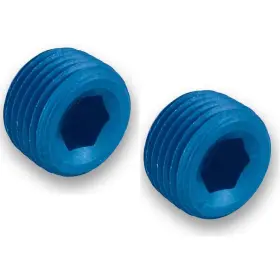 Mlx-ear593204erl-cl360a50 Earls Performance Internal Fuel Hose Plug 3/8in Npt Anodized Blue Aluminum