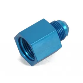 Mlx-ear989443erl-cl360a50 Earls Performance Female O-ring To Male Fuel Hose Reducer -4 An -3an Anodized Blue