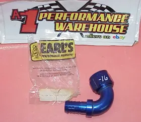 Earls Performance Plumbing 712016 New Reusable -16 An 120 Blue Push On Fitting #384