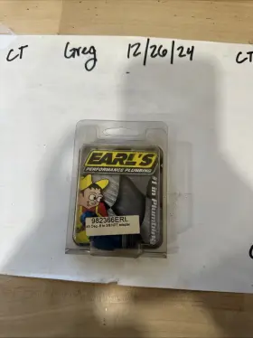 982366erl Earls Performance Plumbing To 3/8 45 Deg Adapter Speed Tech