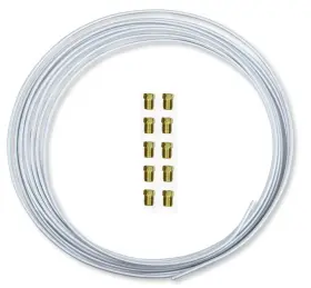 Zc6516kerl Earls Performance Steel Zinc Hardline Tubing Kit With Tube Nuts