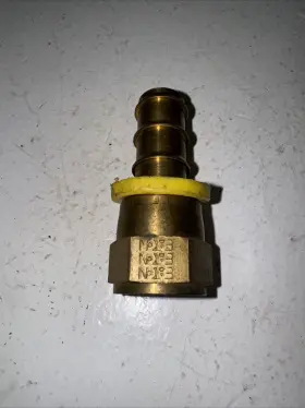 10an Eaton 10x1/2 #10an Female To 1/2 Barb Push On Brass Straight Fitting 10an Eaton 10x1/2 #10an Female To 1/2 Barb Push On Brass Straight Fitting