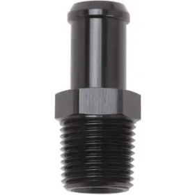 8159 Edelbrock Heater Hose Fitting Straight Angle 1/2 Npt End 5/8 Barb E