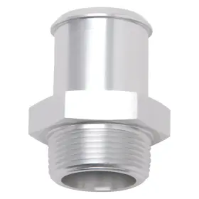 8188 Edelbrock Pipe To Hose Barb Fitting 5/8 3/8 Clear Anodized