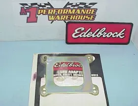 8670 Edelbrock New / Holley Carburetor Adapter Plate #8670
