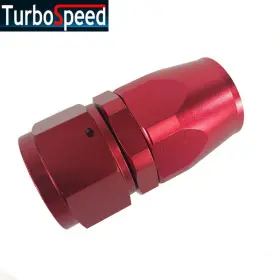 40-001-16 Emusa New An16 Straight Swivel Oil/fuel/gas Line Hose End Fitting Adapter Red Aluminum