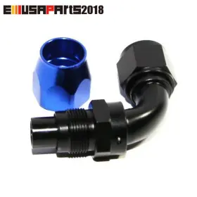 40-090-12 Emusa Blue An12 90 Degree Swivel Hose End Fitting Adapter For Oil/fuel/gas Line