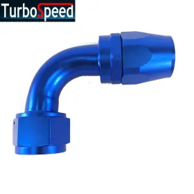 40-090-16 Emusa New 16an An16 90 Degree Blue Swivel Oil/fuel/gas Line Hose End Fitting Adapter