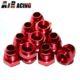 An8-one Emusa Rdx10 10x -8an Male To Weld-on Bung Degree Red Hose End Fitting Adapter Flare An8-one Emusa Rdx10 10x -8an Male To Weld-on Bung Degree Red Hose End Fitting Adapter Flare