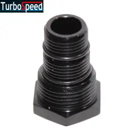 Ad002-1-2-28 Emusa Ft Bk Aluminum 1/2-28 To 3/4-16 13/16-16 3/4npt Automotive Threaded Oil Filter Adapter