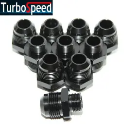 M20x1.5 Emusa Ft An12 M20x1-5 Bkx10 10x -12an Male To Metric Thread Straight Flare Swivel Fitting Black