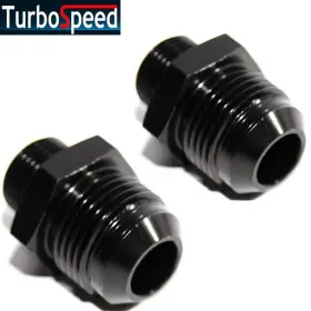 M20x1.5metric Emusa Ft An12 M20x1-5 Bkx2 2pcs/set -12an Male To Male/female Hose End Fitting Adapter Black