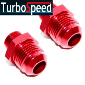 M20x1-5 Emusa Ft An12 Rdx2 2pcs Red M20 1.5oil/fuel Line Hose End Male/female Union Fitting Adapter