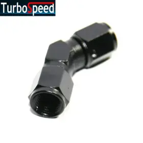 An4-an4-045 Emusa Ft Bk 1pcs 4an To Female 45 Degree Black Aluminum Swivel Fuel Oil Gas Line Fitting An4-an4-045 Emusa Ft Bk 1pcs 4an To Female 45 Degree Black Aluminum Swivel Fuel Oil Gas Line Fitting
