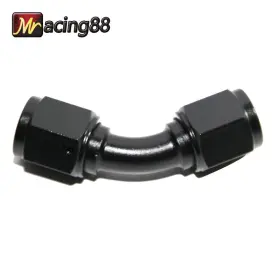 F-an6-an6-f-045 Emusa Ft Bk Universal 6an To An-6 Female 45 Degree Black Swivel Fuel Oil Gas Line Fitting