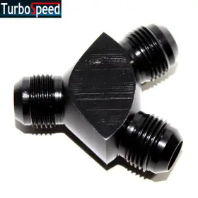 10-an Emusa Myf An10 Male To Flare Black Y-block Fitting Adapter