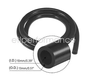 238003bk Etl Performance Black 6mm Id Silicone Vacuum Hose 10-foot Length 1/4ftft Dia 3mm Wall Thickness 238003bk Etl Performance Black 6mm Id Silicone Vacuum Hose 10-foot Length 1/4ftft Dia 3mm Wall Thickness
