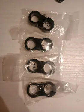 Ev00503an12bk Evil Energy Qty 2 12an Hose Separator Clamp Fuel Line Mounting Aluminum 4 Pieces